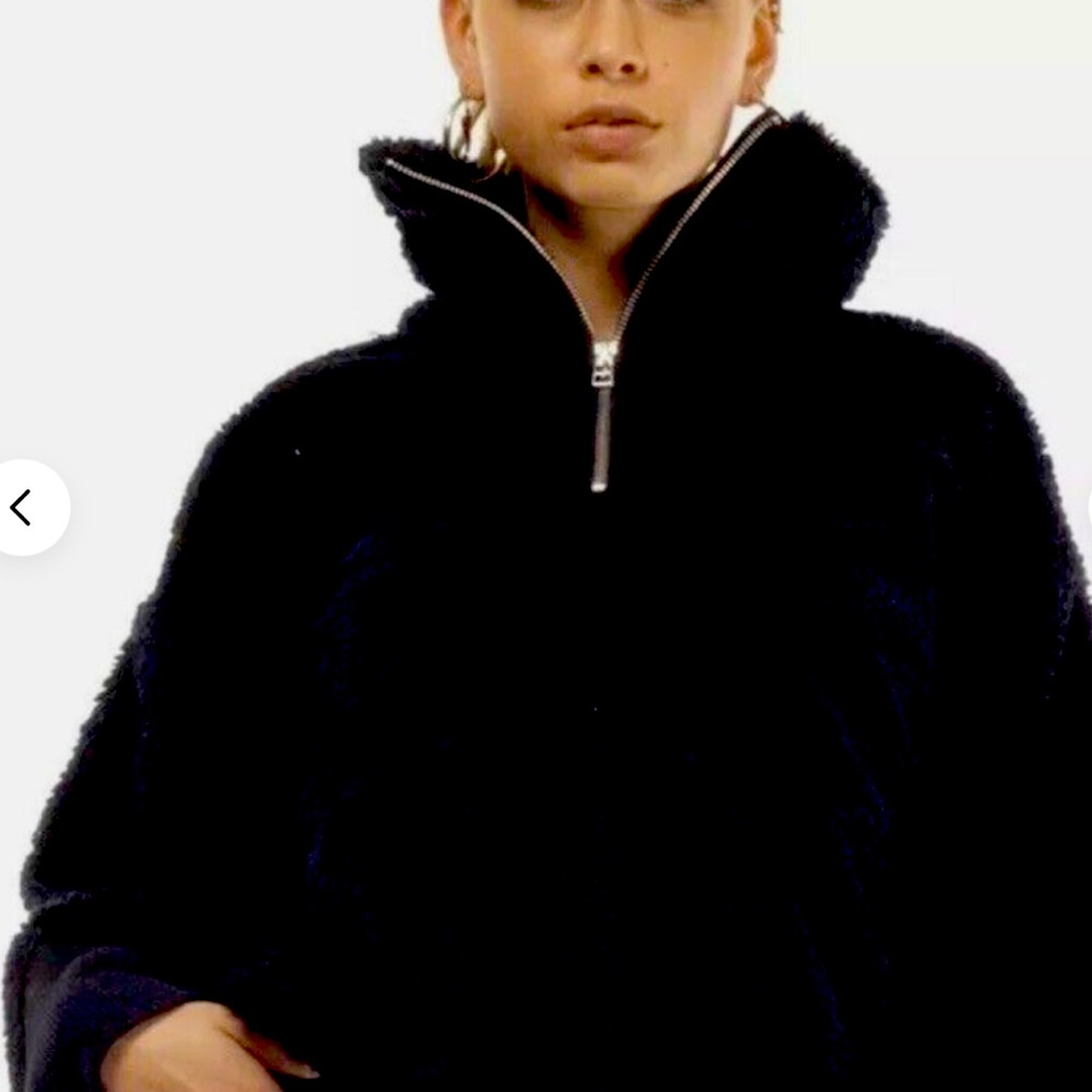 Levi's Made And Crafted Sherpa Track Popover Sweater Size M $248